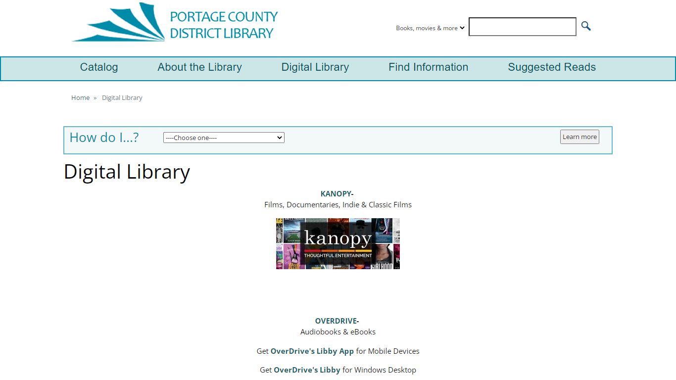 Digital Library | Portage County District Library